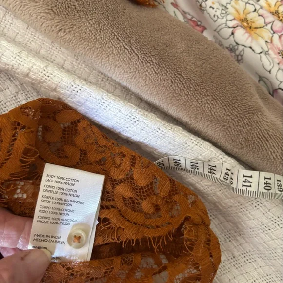 Anthropologie Victorian sheer lace blouse - Picture 10 of 10